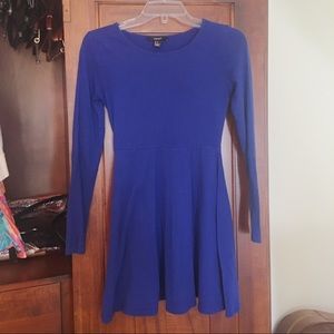 Long sleeve skater dress